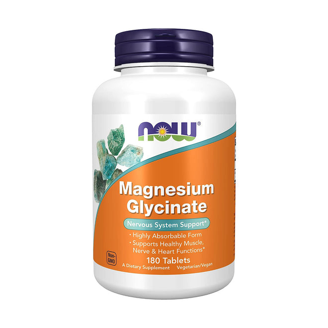 Now Magnesium Glycinate 180 Tablets