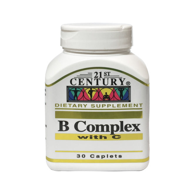 21st Century B Complex With Vitamin C 30 Tablets