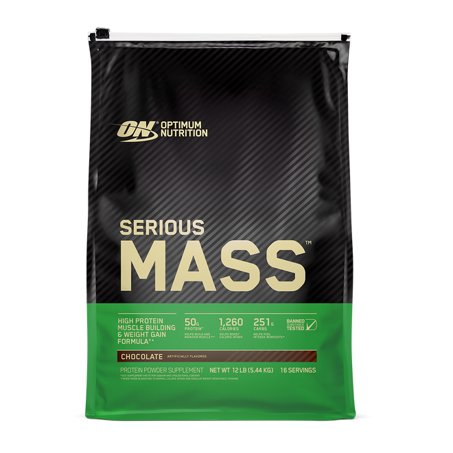 Optimum Nutrition Serious Mass Protein Chocolate 5.44kg