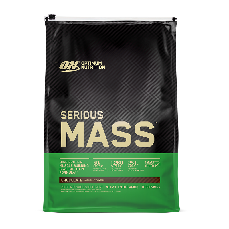Optimum Nutrition Serious Mass Protein Chocolate 5.44kg