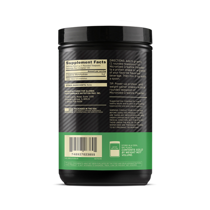 Optimum Nutrition Creatine Powder 600g