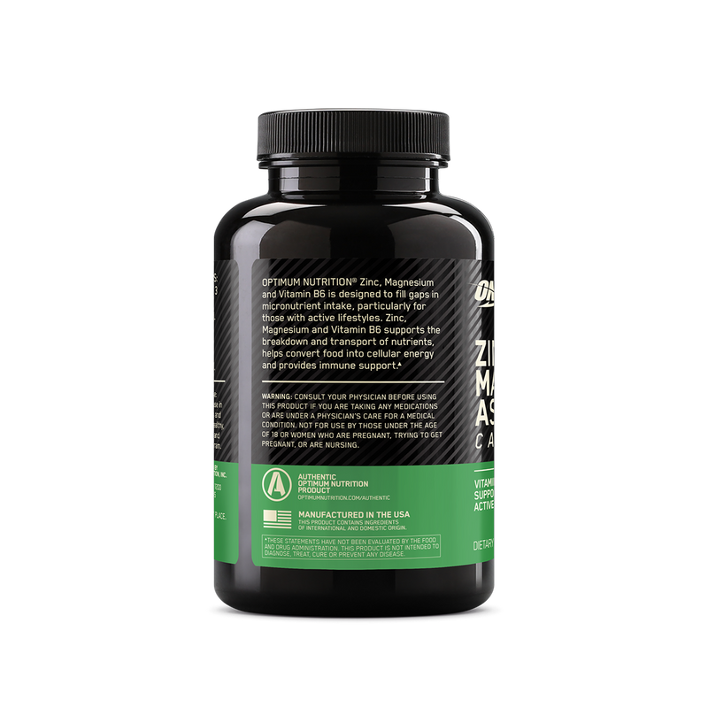 Optimum Nutrition Zinc Magnesium Aspartate 90 Capsules