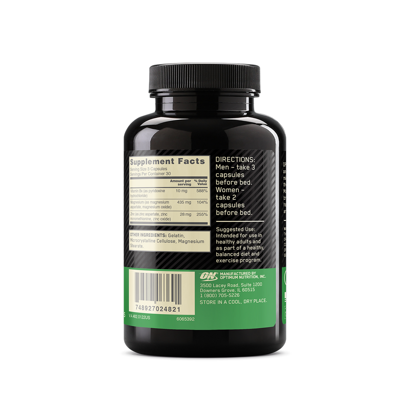 Optimum Nutrition Zinc Magnesium Aspartate 90 Capsules