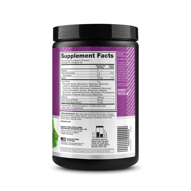 Optimum Nutrition Amino Energy Concord Grape 270g