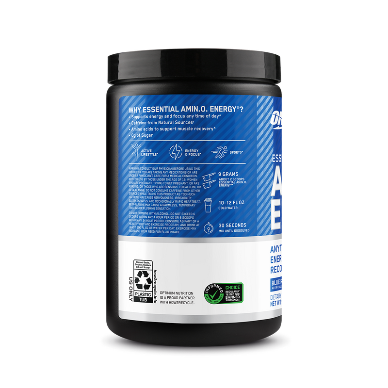 Optimum Nutrition Amino Energy Blue Raspberry 270g