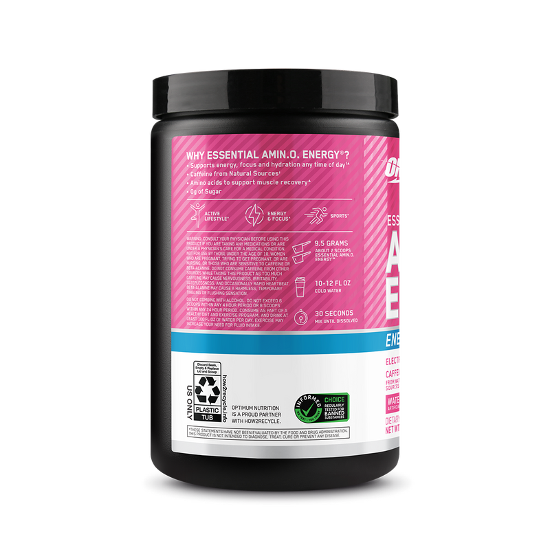 Optimum Nutrition Amino Energy + Electrolytes Watermelon 285g