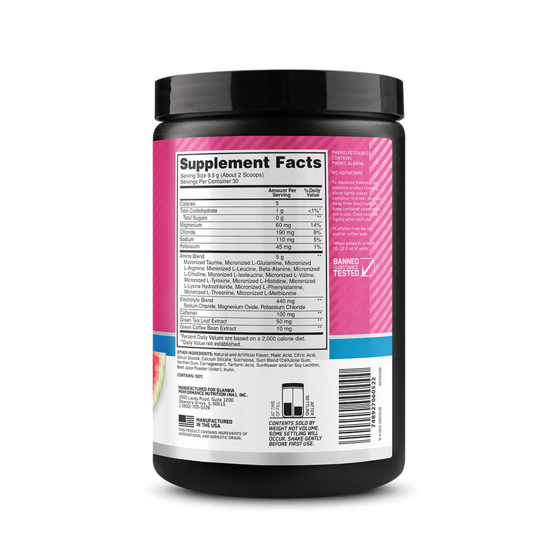 Optimum Nutrition Amino Energy + Electrolytes Watermelon 285g