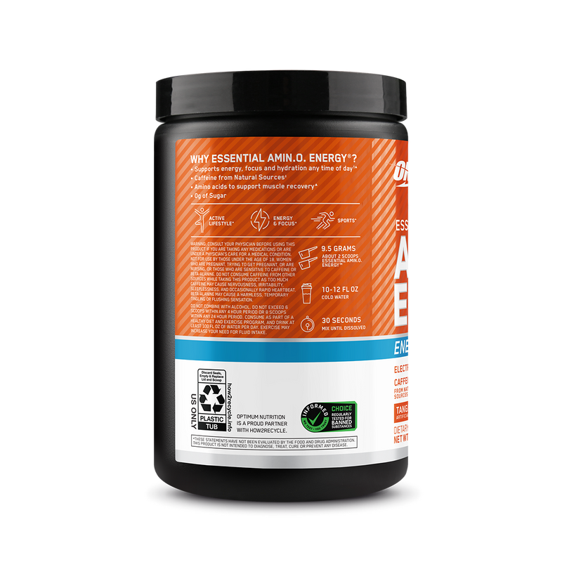 Optimum Nutrition Amino Energy + Electrolytes Tangerine 285g