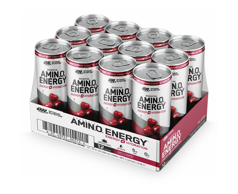 Optimum Nutrition Essential Amino Energy + Hydration Drink Juicy Cherry 355ml