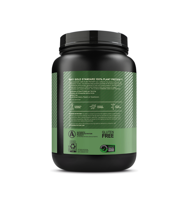 Optimum Nutrition Gold Standard 100% Plant Based Protein Chocolate 800g