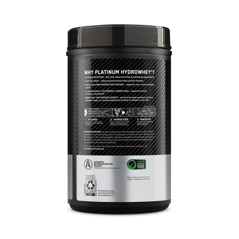 Optimum Nutrition HydroWhey Protein Chocolate 820g