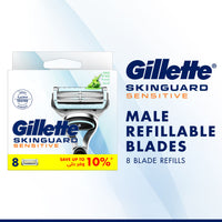 Gillette Blades Skinguard Sensitive 8 Refills