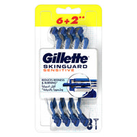 Gillette Razor Skinguard Sensitive 6+2 Count