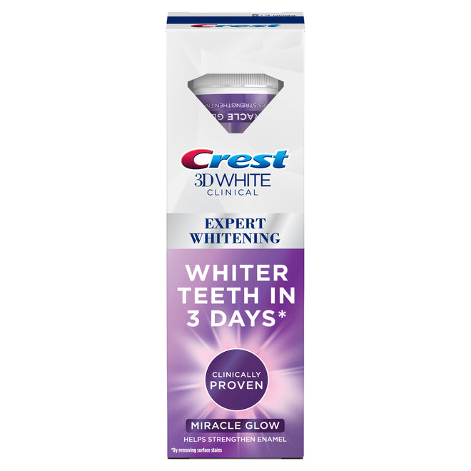 Crest Toothpaste 3D White Miracle Glow 75ml