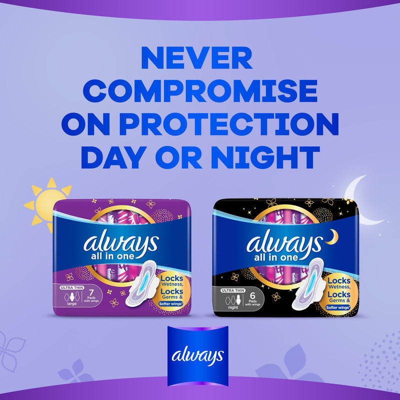 Always All In One Ultra Thin 7 Count