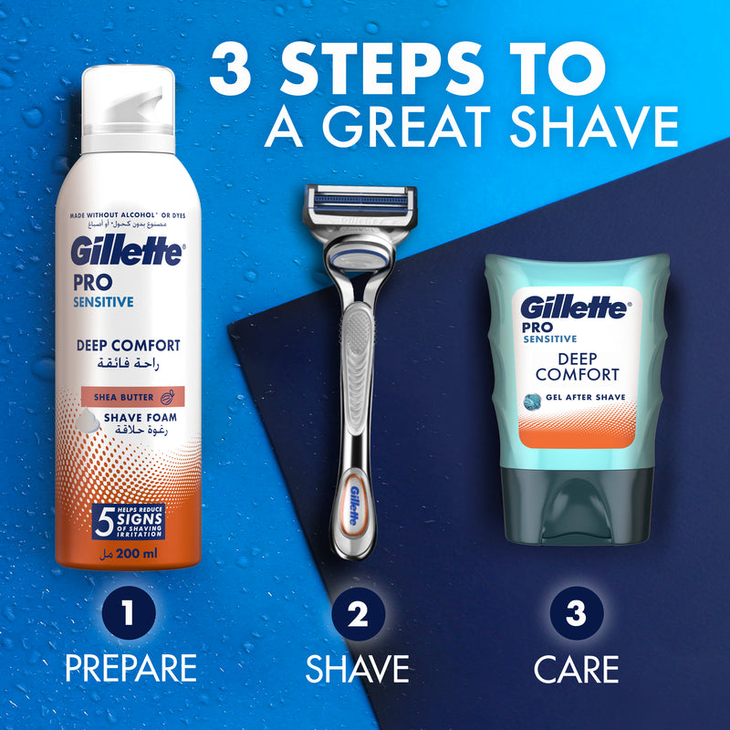 Gillette Shaving Foam Pro Sensitive Comfort 200ml