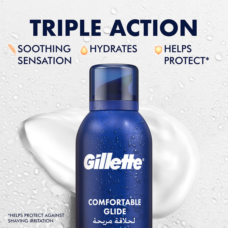 Gillette Shaving Foam Comfortable Glide 200ml