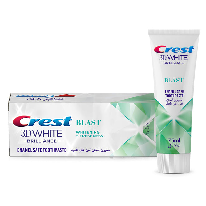 Crest Toothpaste 3D White Brilliance Blast 75ml