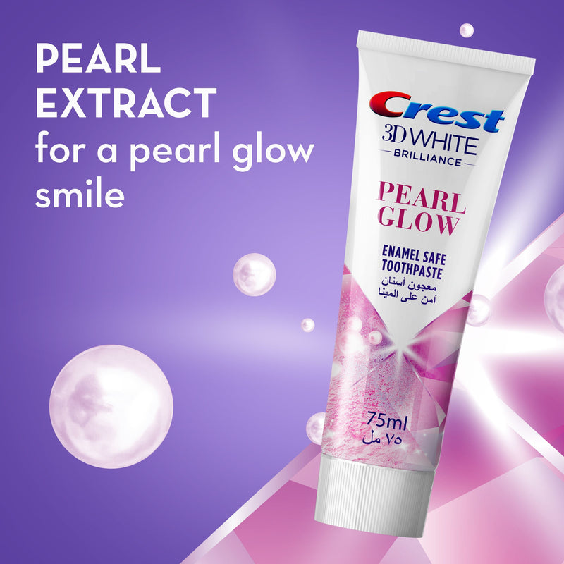 Crest Toothpaste 3D White Brilliance Pearl 75ml