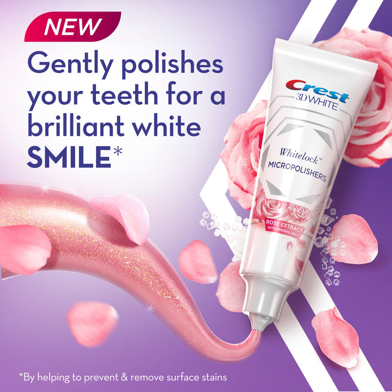 Crest Toothpaste 3D White White Lock Rose 88ml