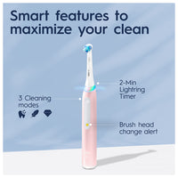 Oral B Electric Toothbrush Rechargeable iOG3 Pink