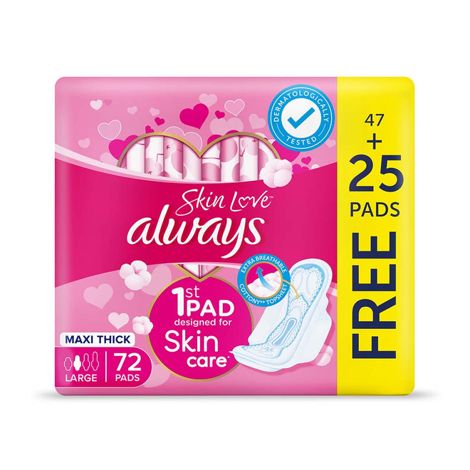 Always Cotton 72 Count