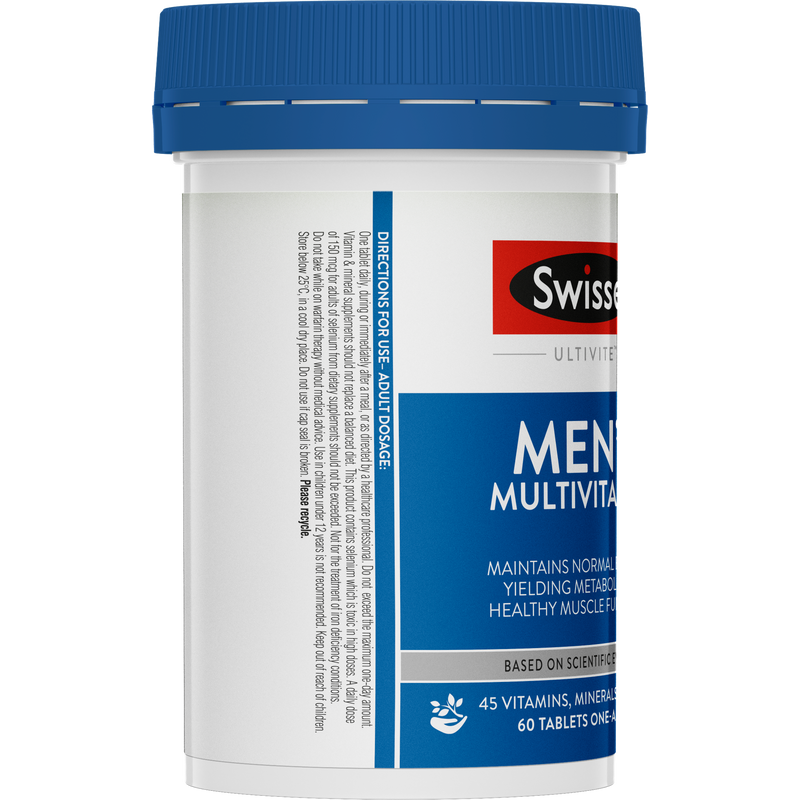 Swisse Ultivite Mens Multivitamin 60 Tablets