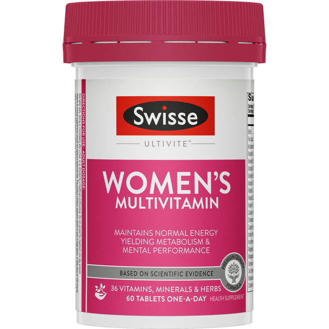 Swisse Ultivite Womens Multivitamin 60 Tablets