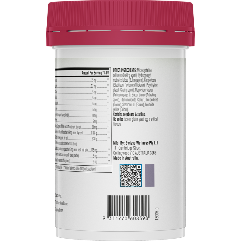 Swisse Ultivite Womens Multivitamin 60 Tablets
