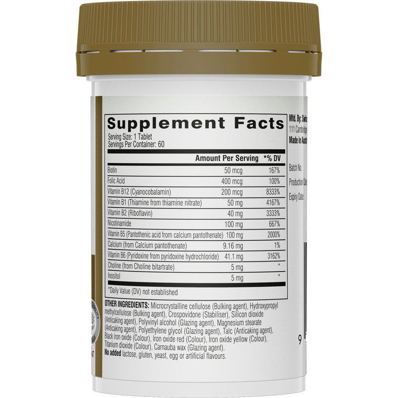 Swisse Ultiboost Vitamin B Complex 60 Tablets