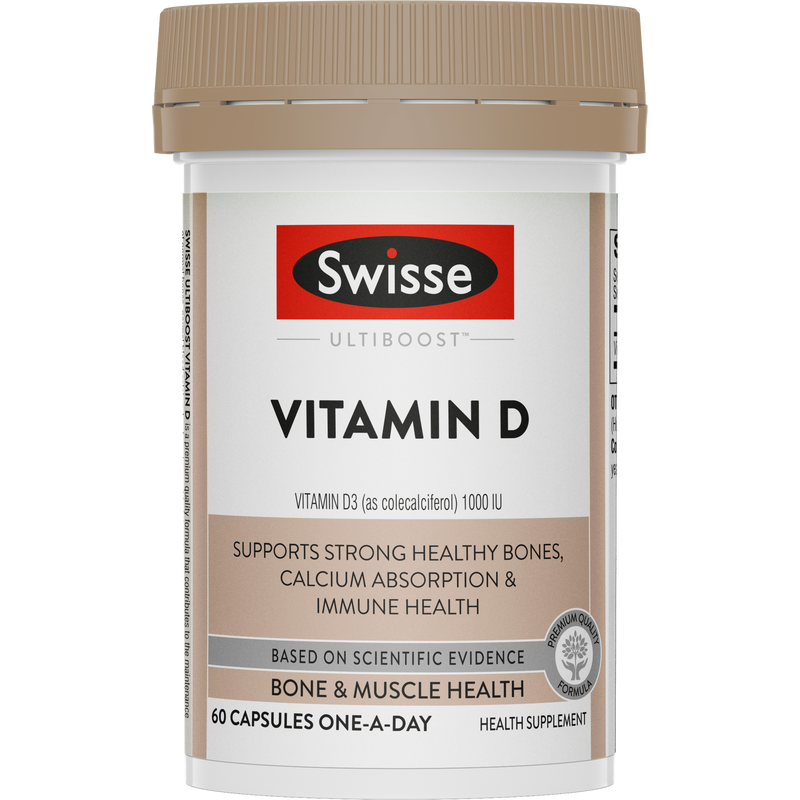 Swisse Ultiboost Vitamin D 60 Capsules