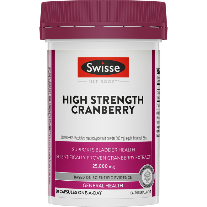 Swisse Ultiboost High Strength Cranberry 30 Capsules
