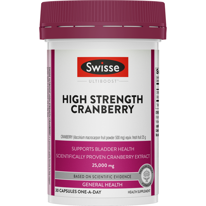 Swisse Ultiboost High Strength Cranberry 30 Capsules