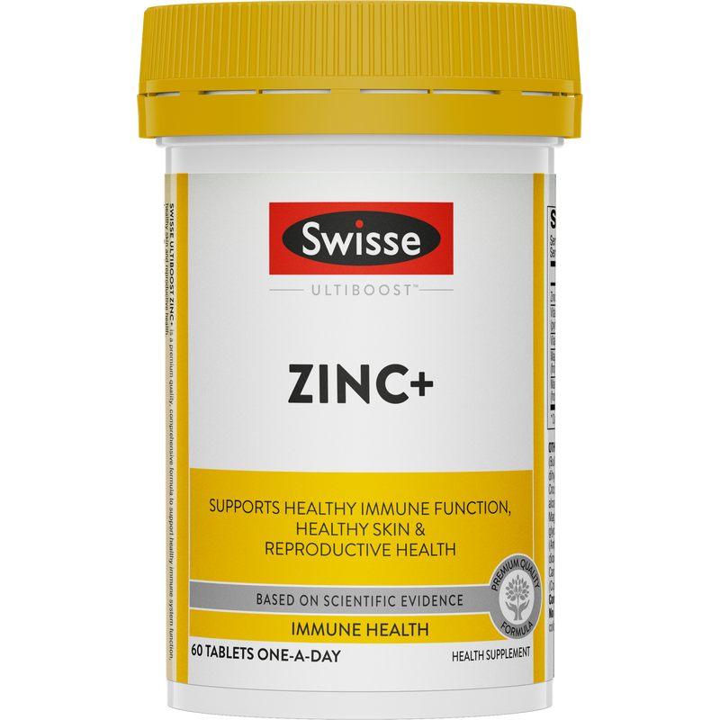 Swisse Ultiboost Zinc+ 60 Tablets