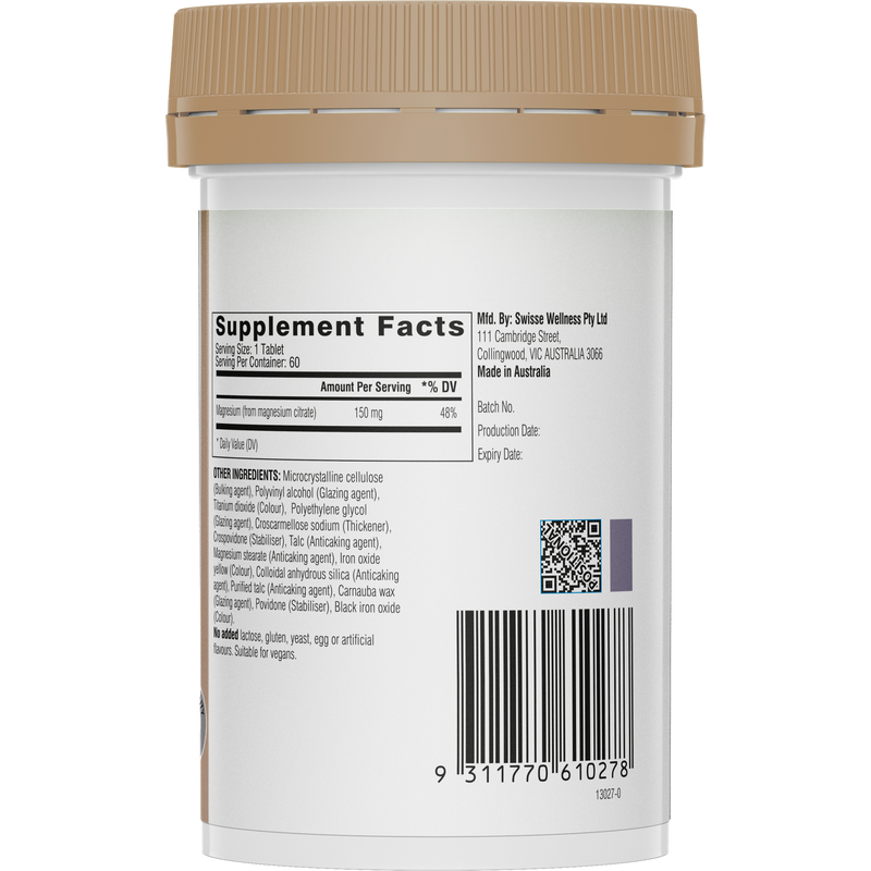 Swisse Ultiboost Magnesium 60 Tablets