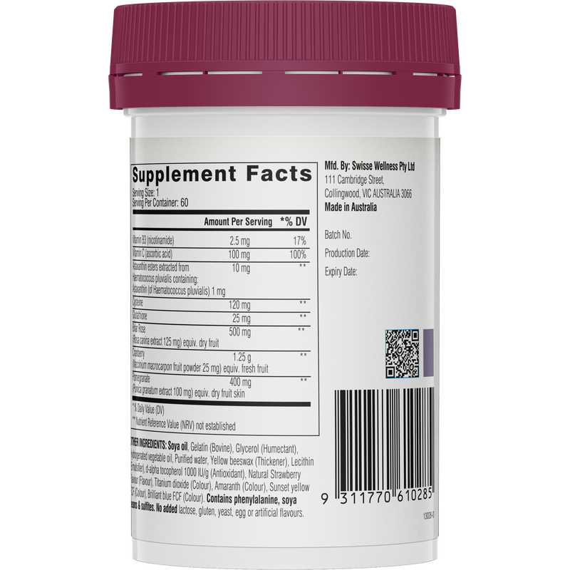 Swisse Beauty Bright Skin Booster 60 Capsules