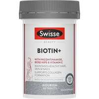 Swisse Beauty Biotin+ 60 Tablets