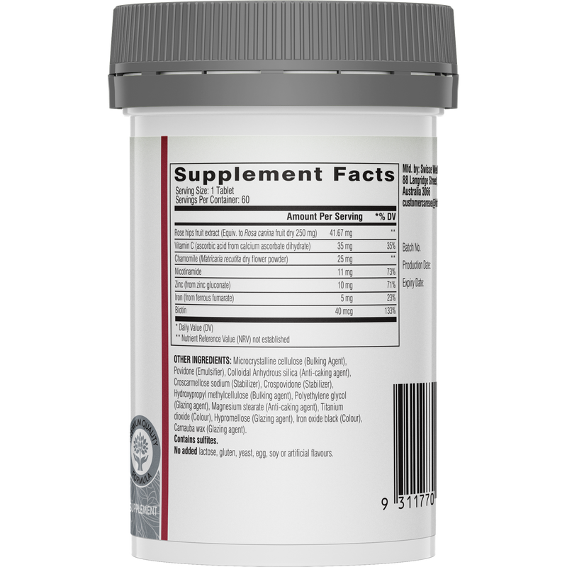 Swisse Beauty Biotin+ 60 Tablets