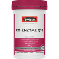 Swisse Ultiboost Coenzyme Q10 50 Capsules