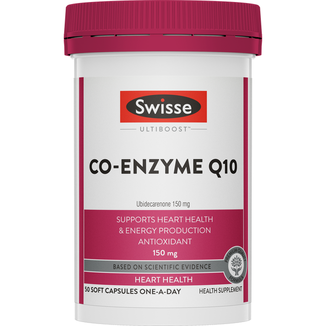 Swisse Ultiboost Coenzyme Q10 50 Capsules