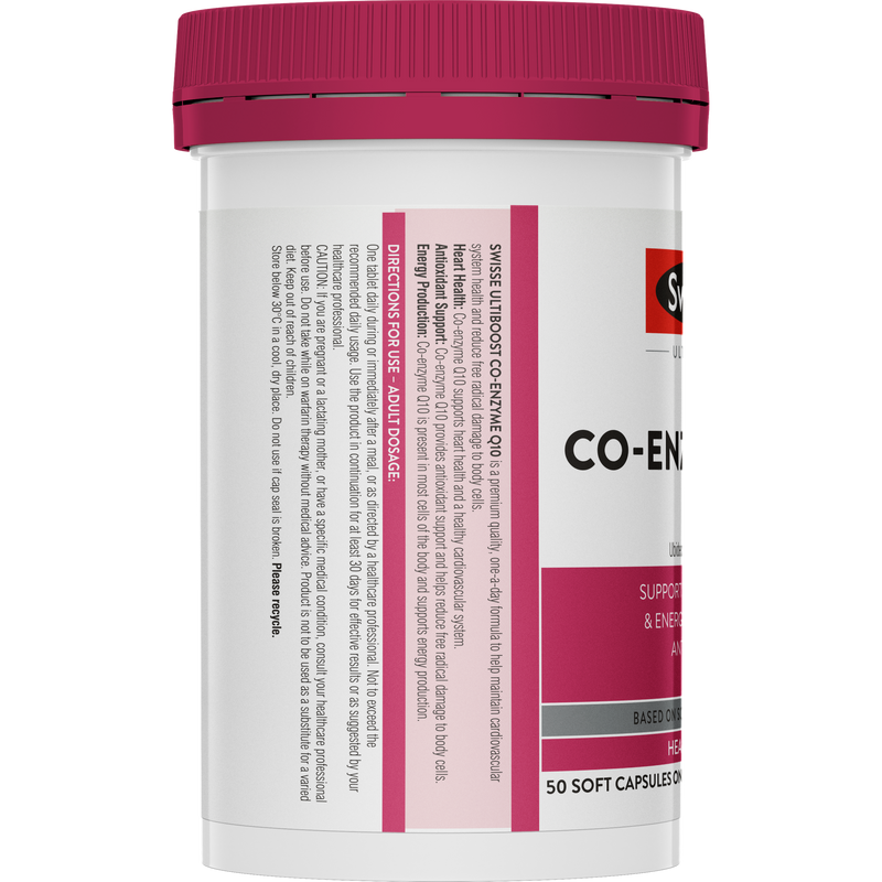 Swisse Ultiboost Coenzyme Q10 50 Capsules