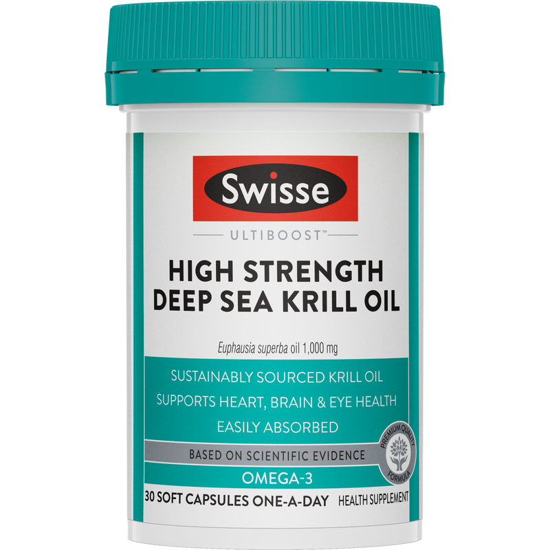 Swisse Ultiboost High Strength Deep Sea Krill Oil 30 Capsules