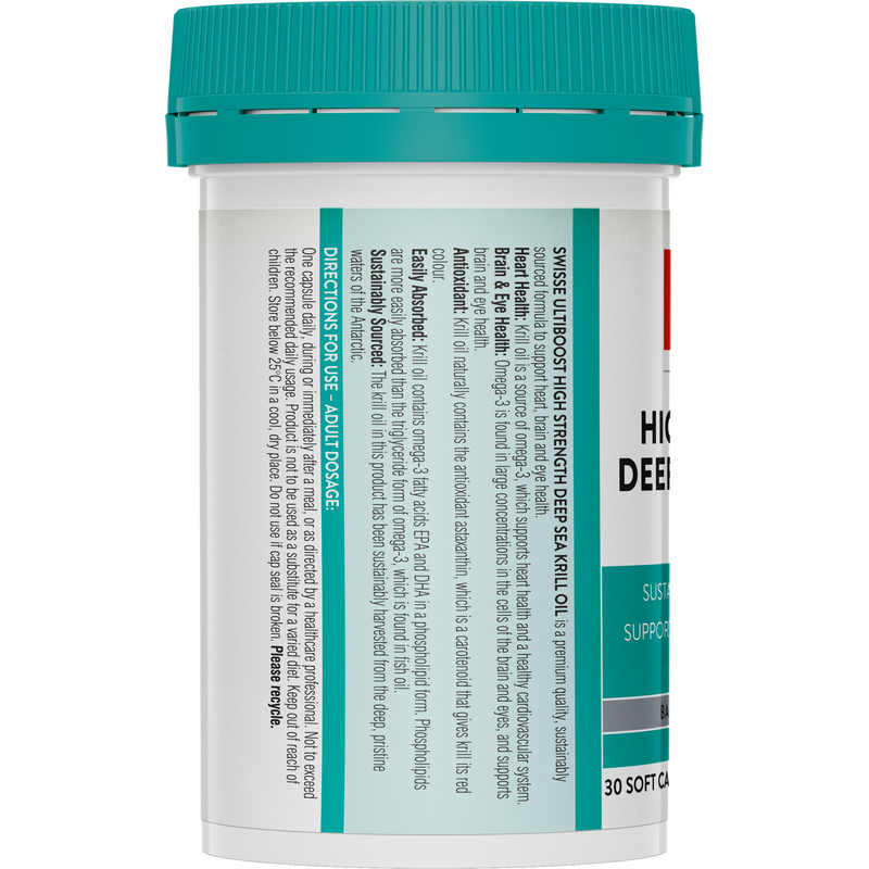 Swisse Ultiboost High Strength Deep Sea Krill Oil 30 Capsules