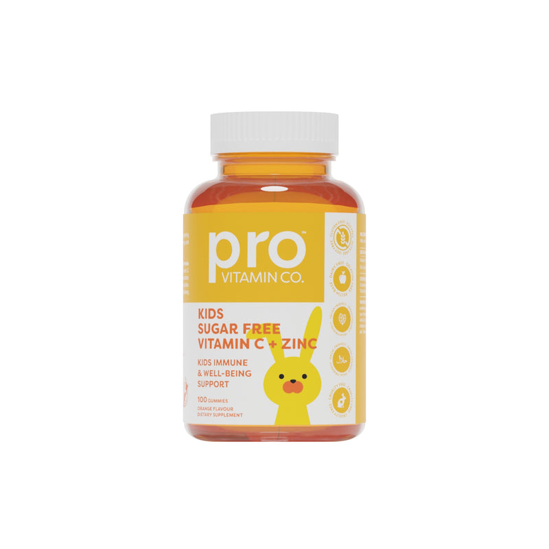 Pro Vitamin Co. Kids Sugar Free Vitamin C + Zinc 100 Gummies