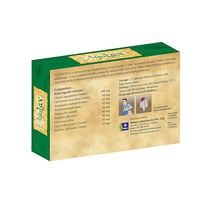Ayulax Hard Gelatin 30 Capsules