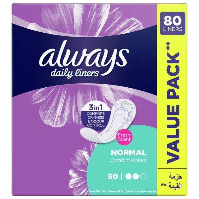 Always Liner Comfort Protect 80 Count