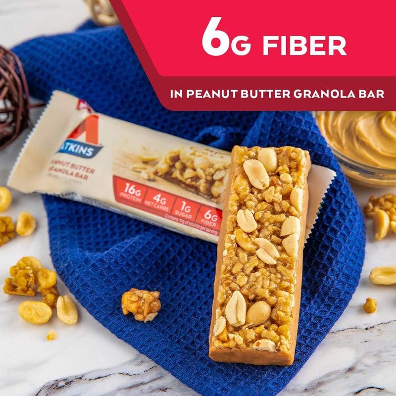 Atkins Meal Protein Bar Peanut Butter Granola Bar 48g