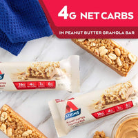 Atkins Meal Protein Bar Peanut Butter Granola Bar 48g