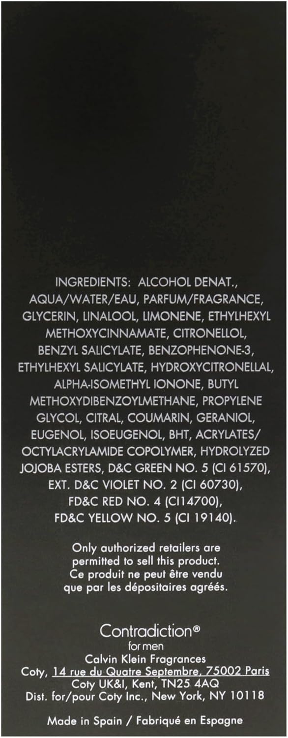 Calvin Klein Contradiction For Men (M) EDT 100ml