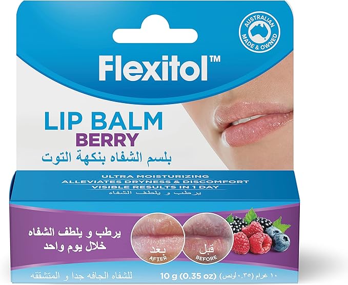 Flexitol Lip Balm Berry 10g